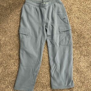 Aritzia TNA Mega Cargo Sweatpants, Stratus Blue, L